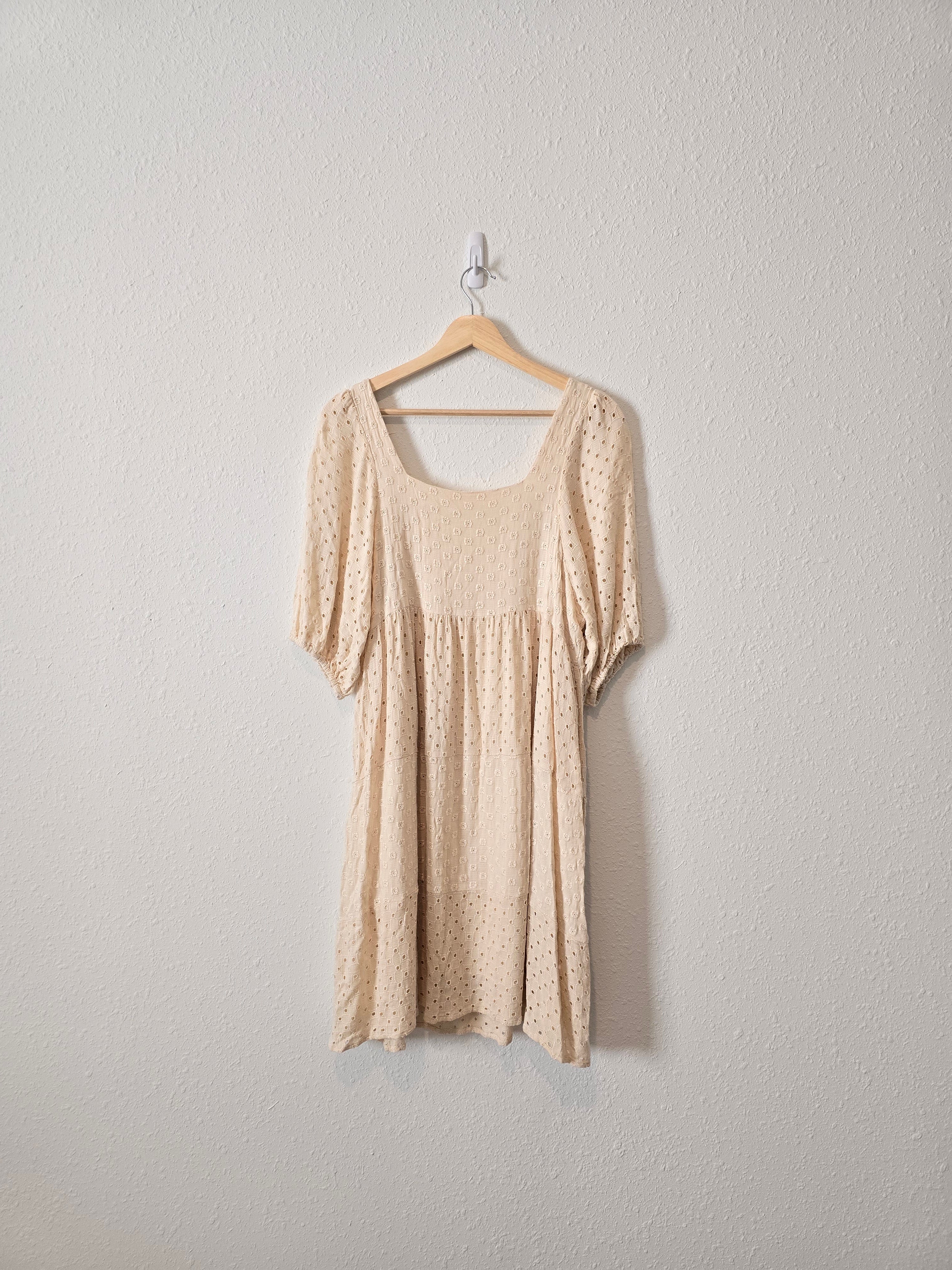 Rylee + Cru Embroidered Dress (L)