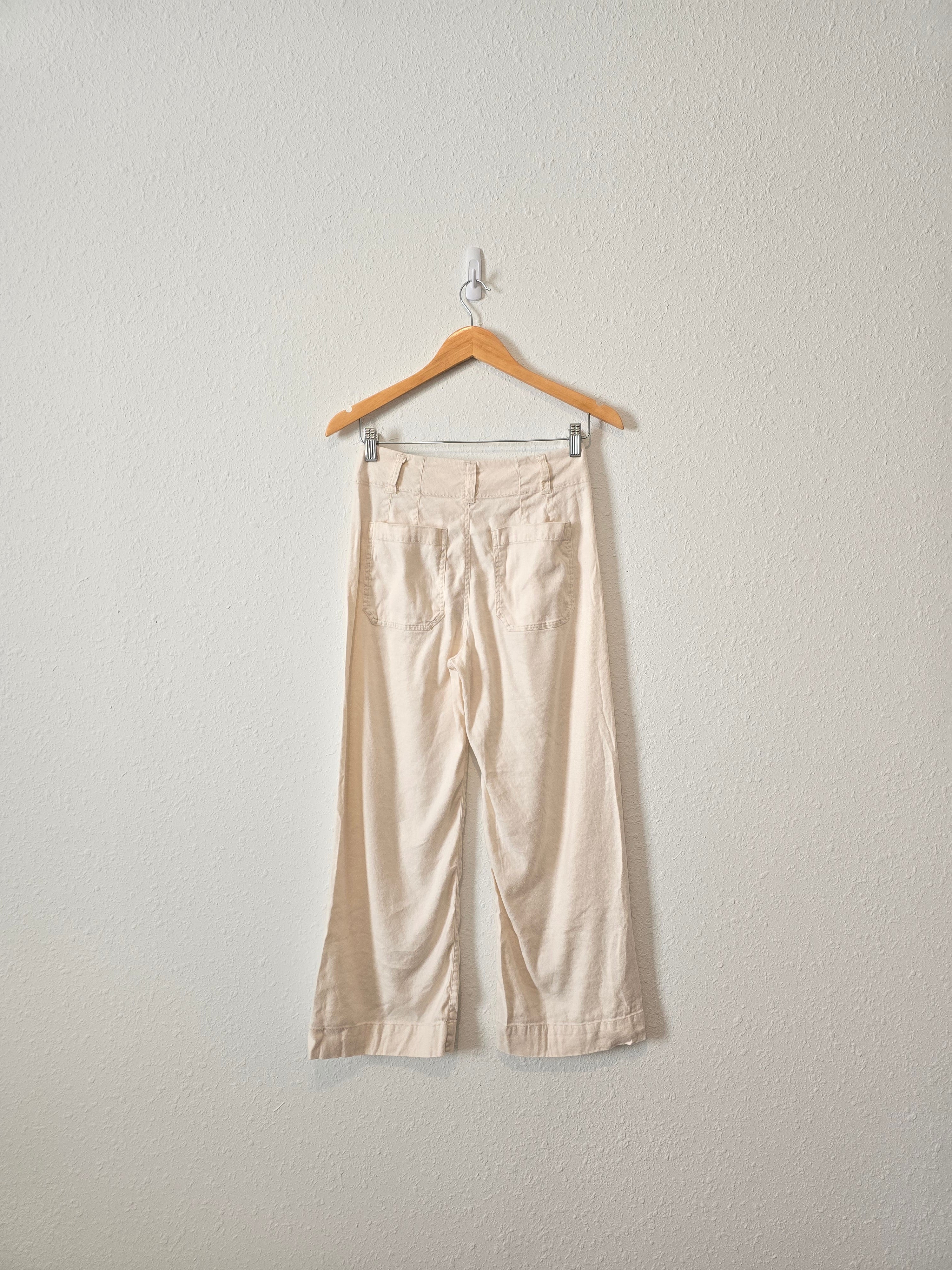 Anthropologie Linen Wide Leg Pants (0)