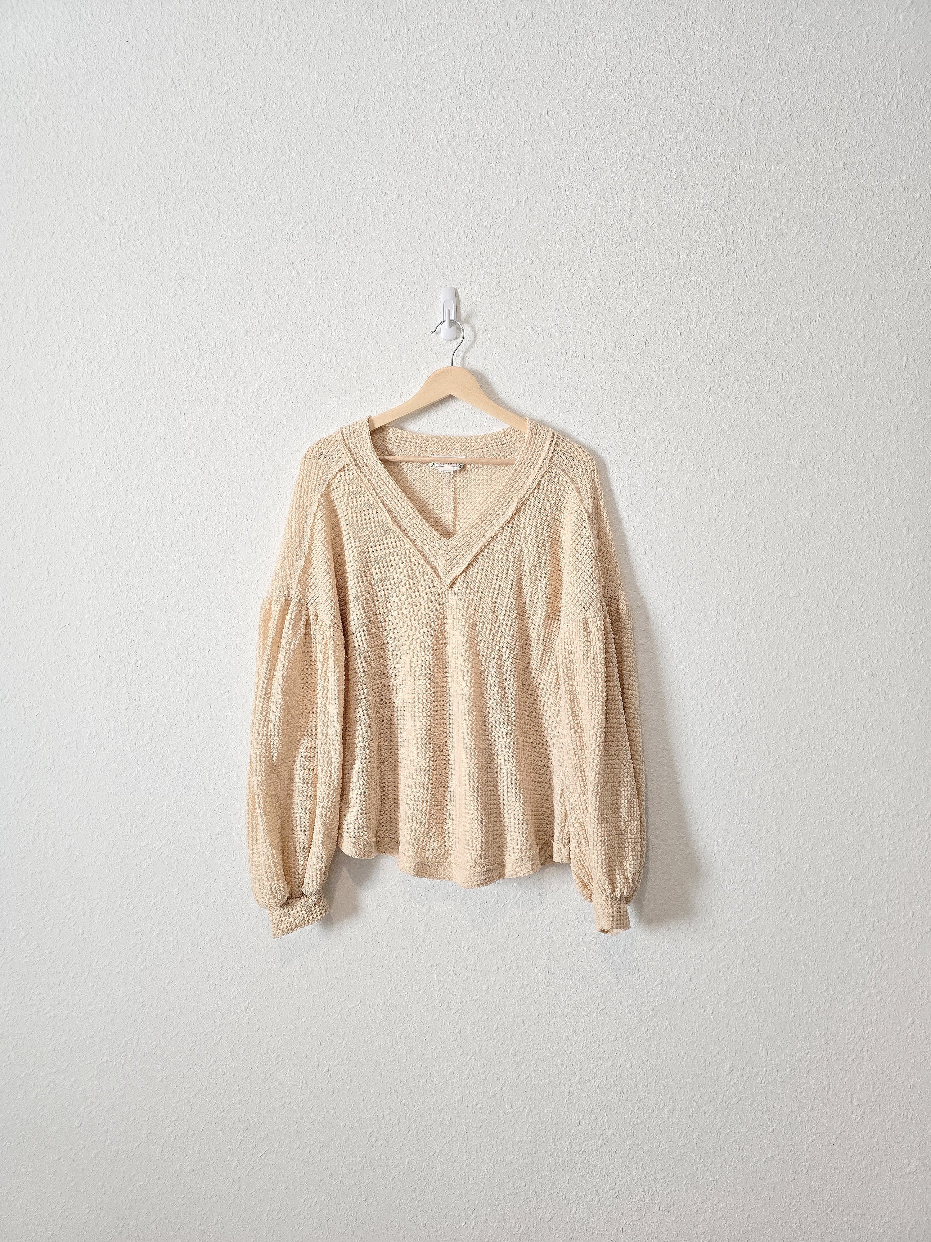 Loveriche Waffle Knit Top (M)