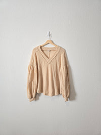 Loveriche Waffle Knit Top (M)