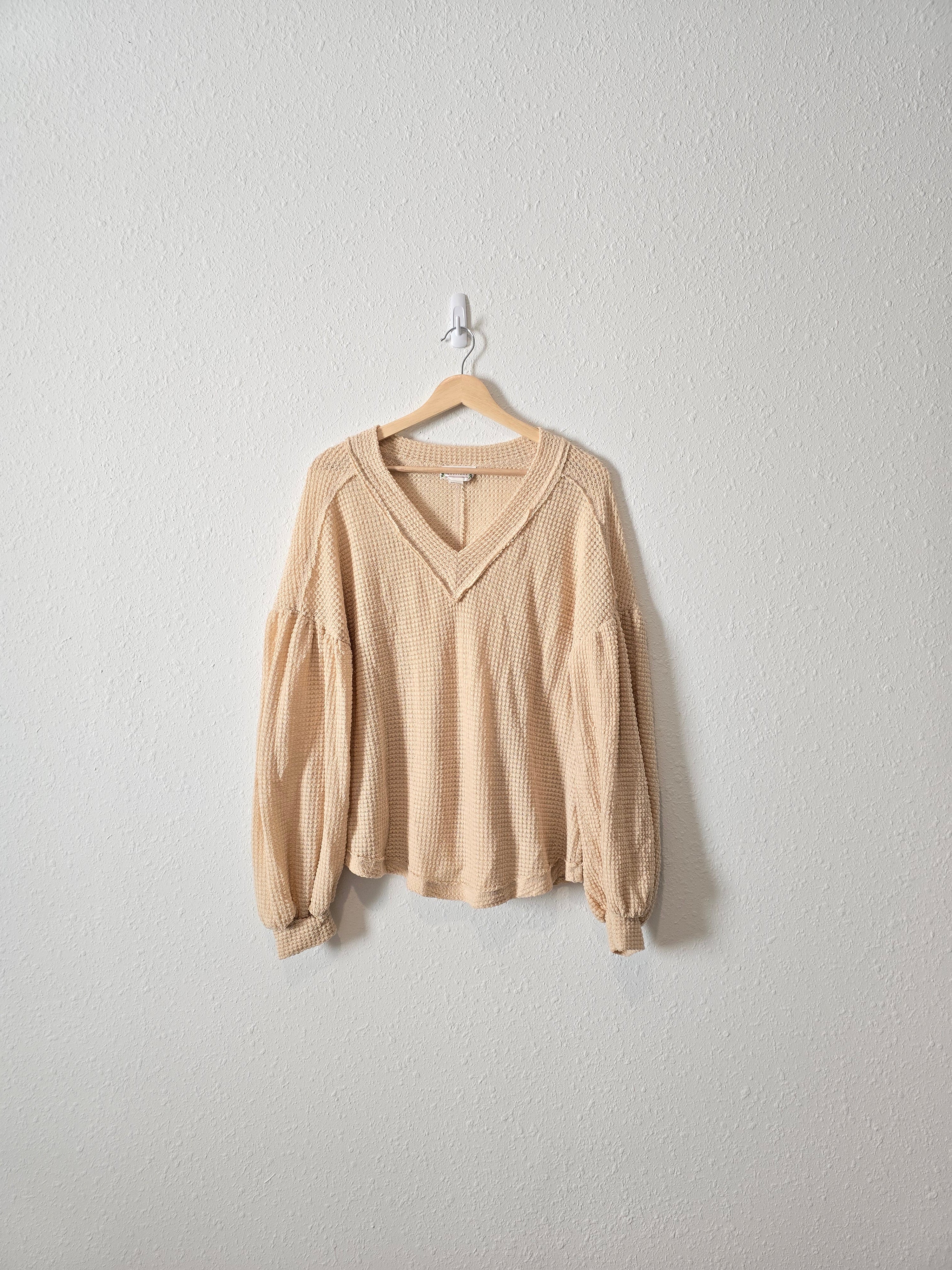 Loveriche Waffle Knit Top (M)