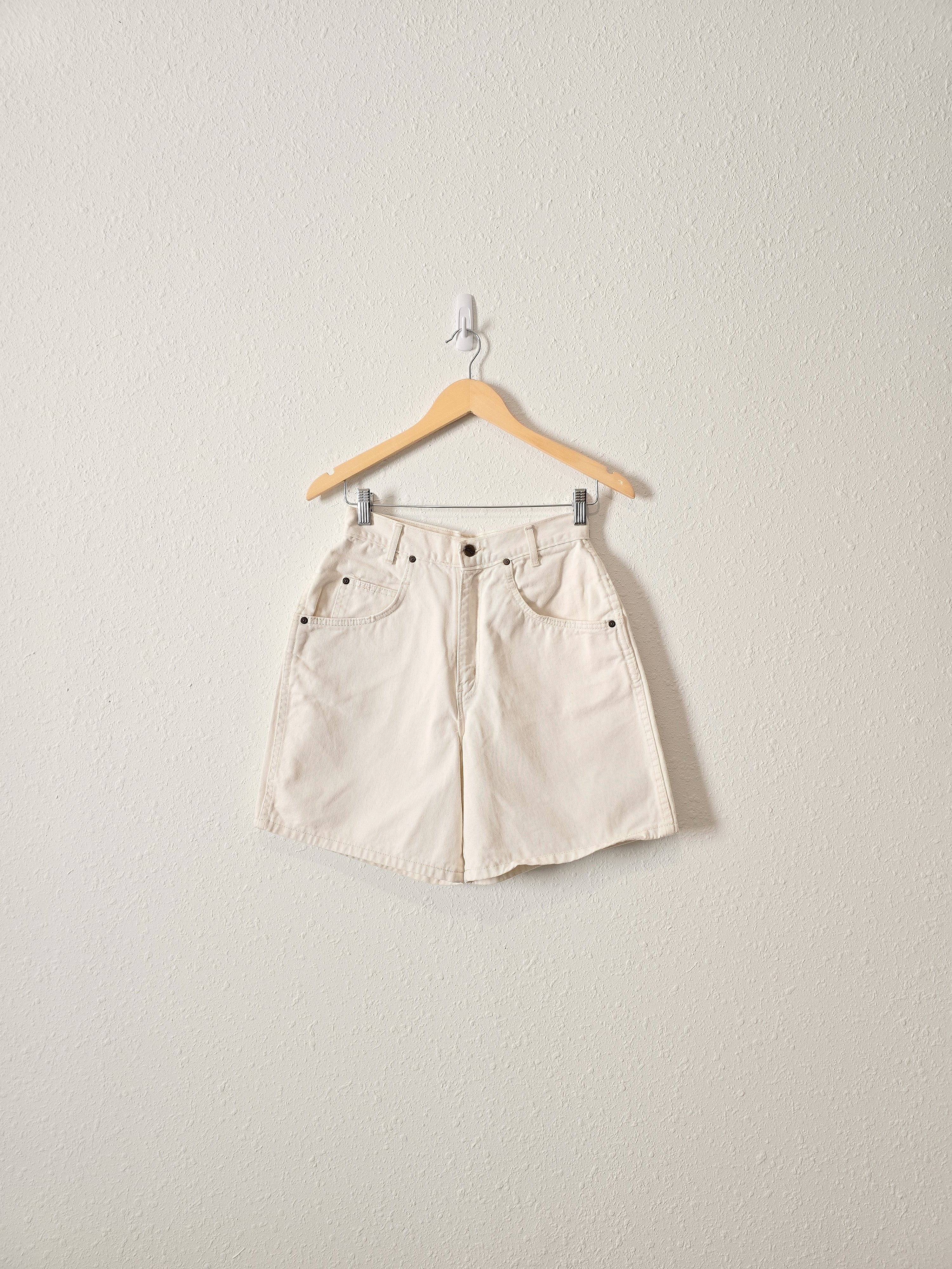 Vintage Cream Relaxed Shorts (25)