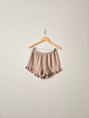 Neutral Gauze Ruffle Shorts (S)