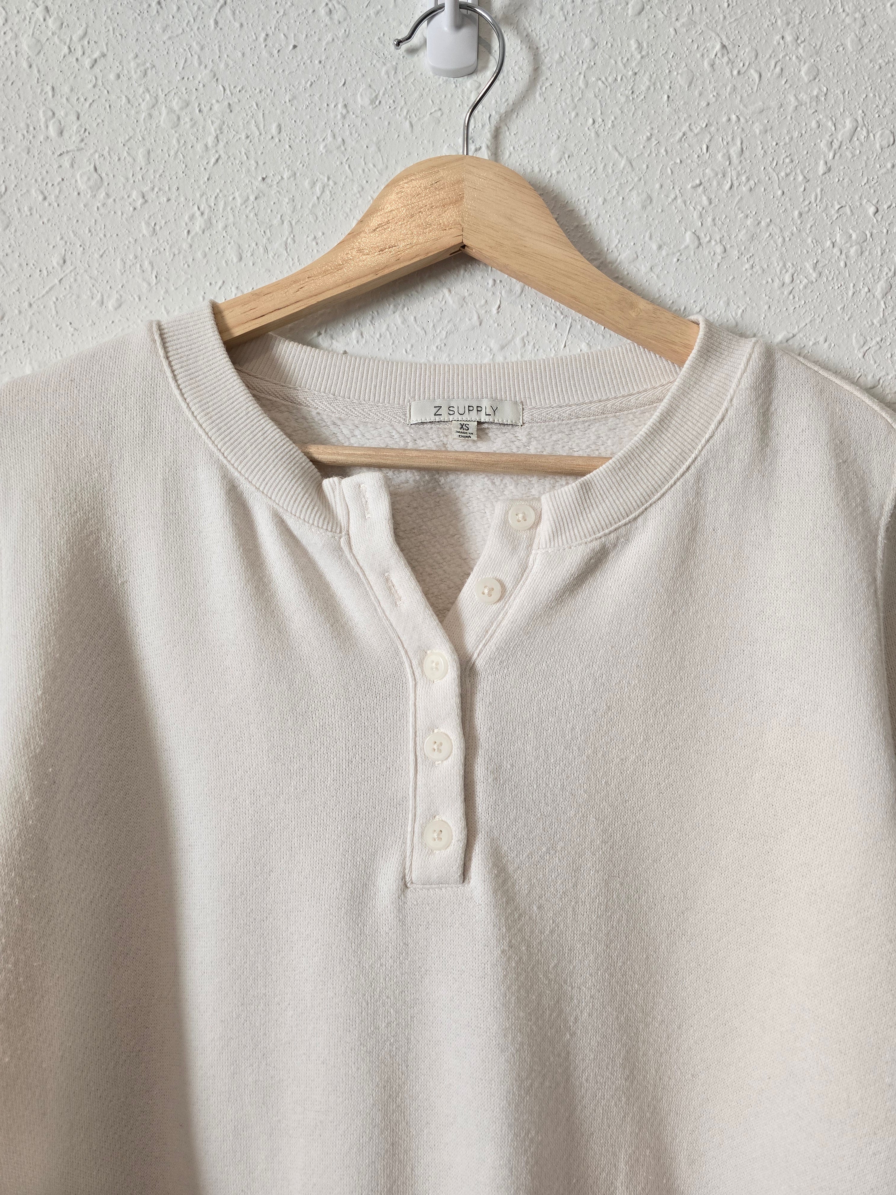 Z Supply Puff Sleeve Henley (XS)