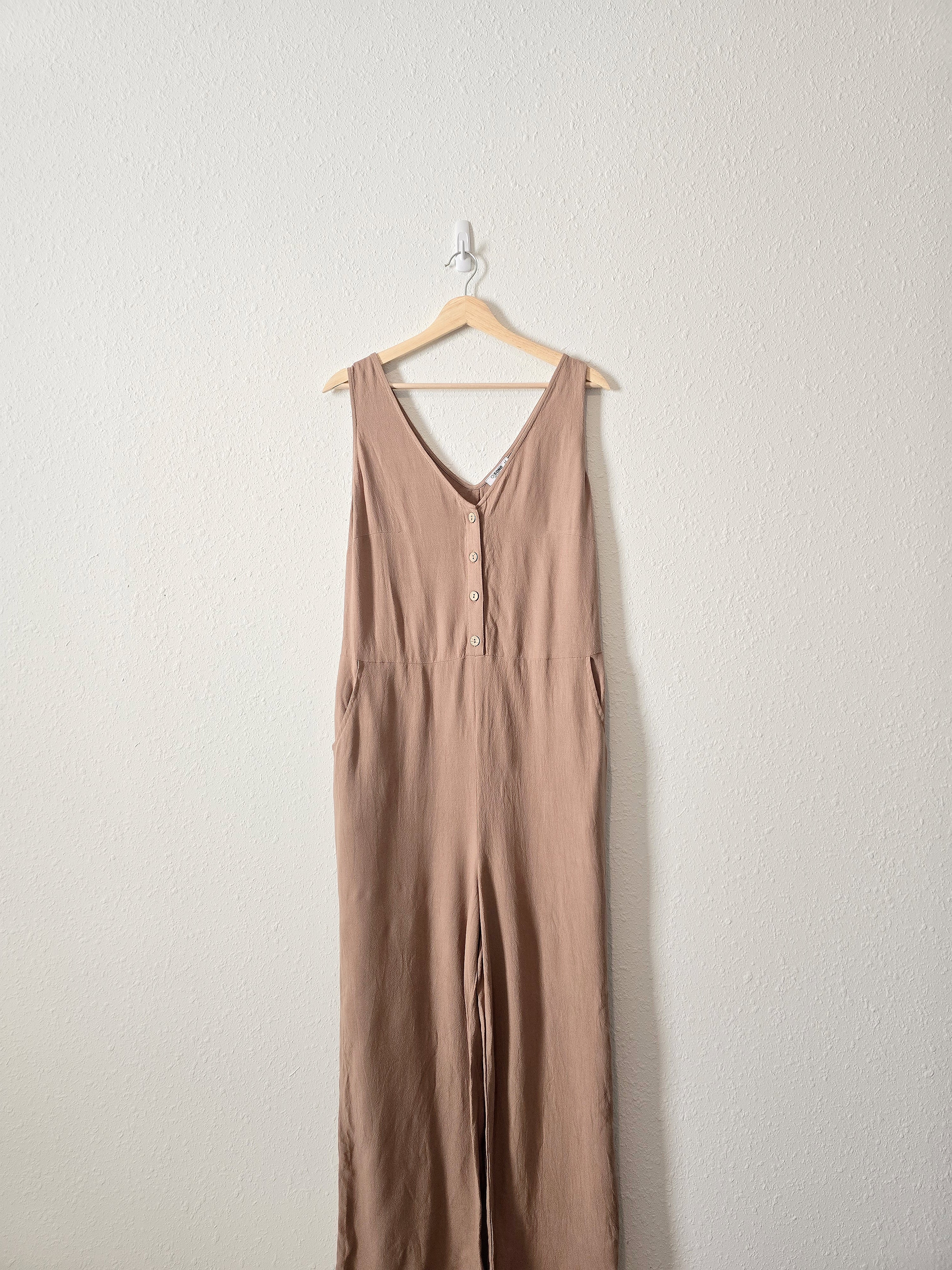 NEW Relaxed Mocha Jumpsuit (M)