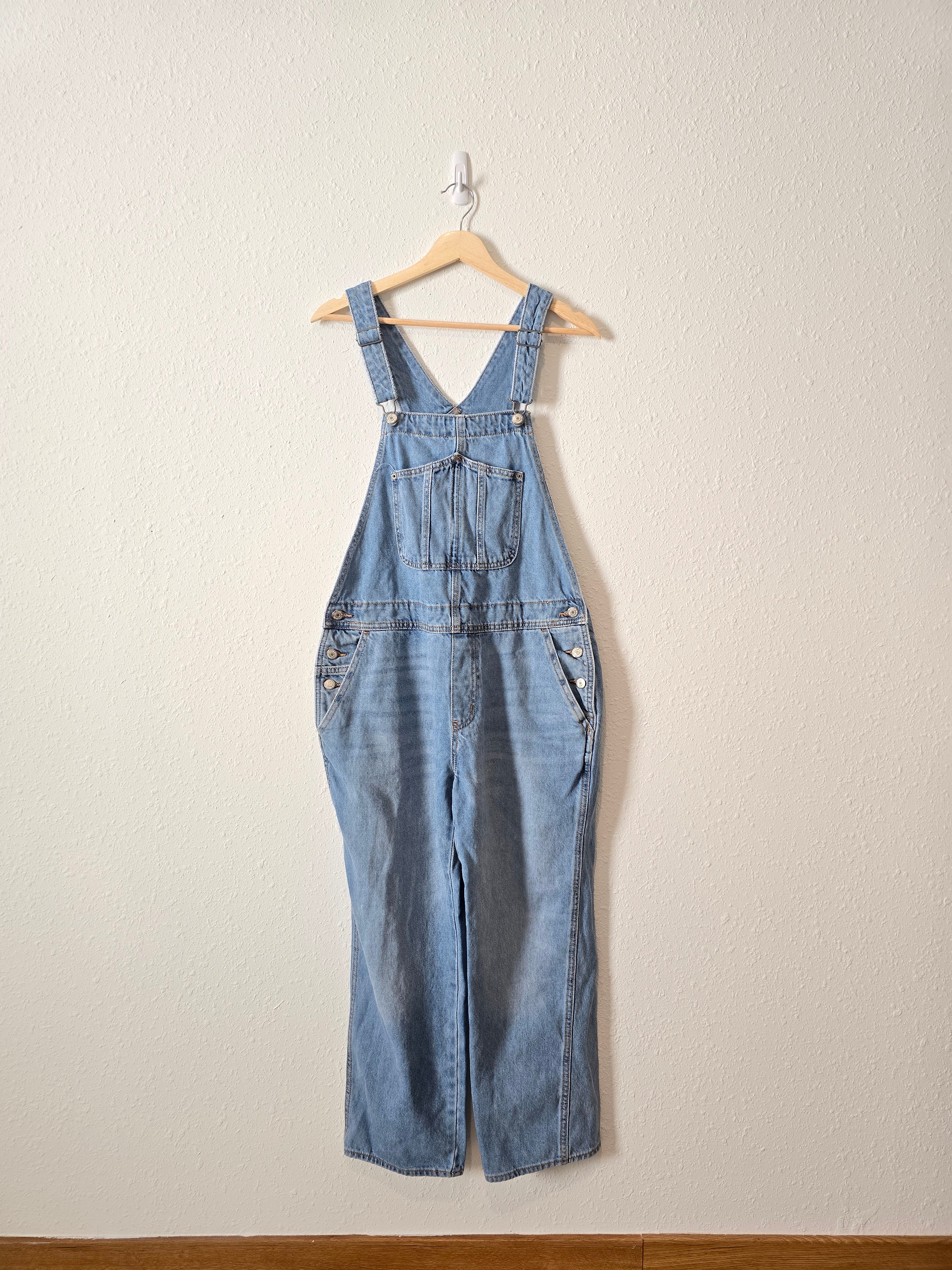 Straight Leg Denim Overalls (10)