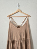 NEW Tan Tiered Midi Dress (3X)