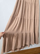 NEW Tan Tiered Midi Dress (3X)