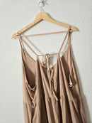 NEW Tan Tiered Midi Dress (3X)