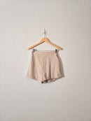 Princess Polly Beige High Rise Shorts (6)