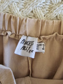 Princess Polly Beige High Rise Shorts (6)