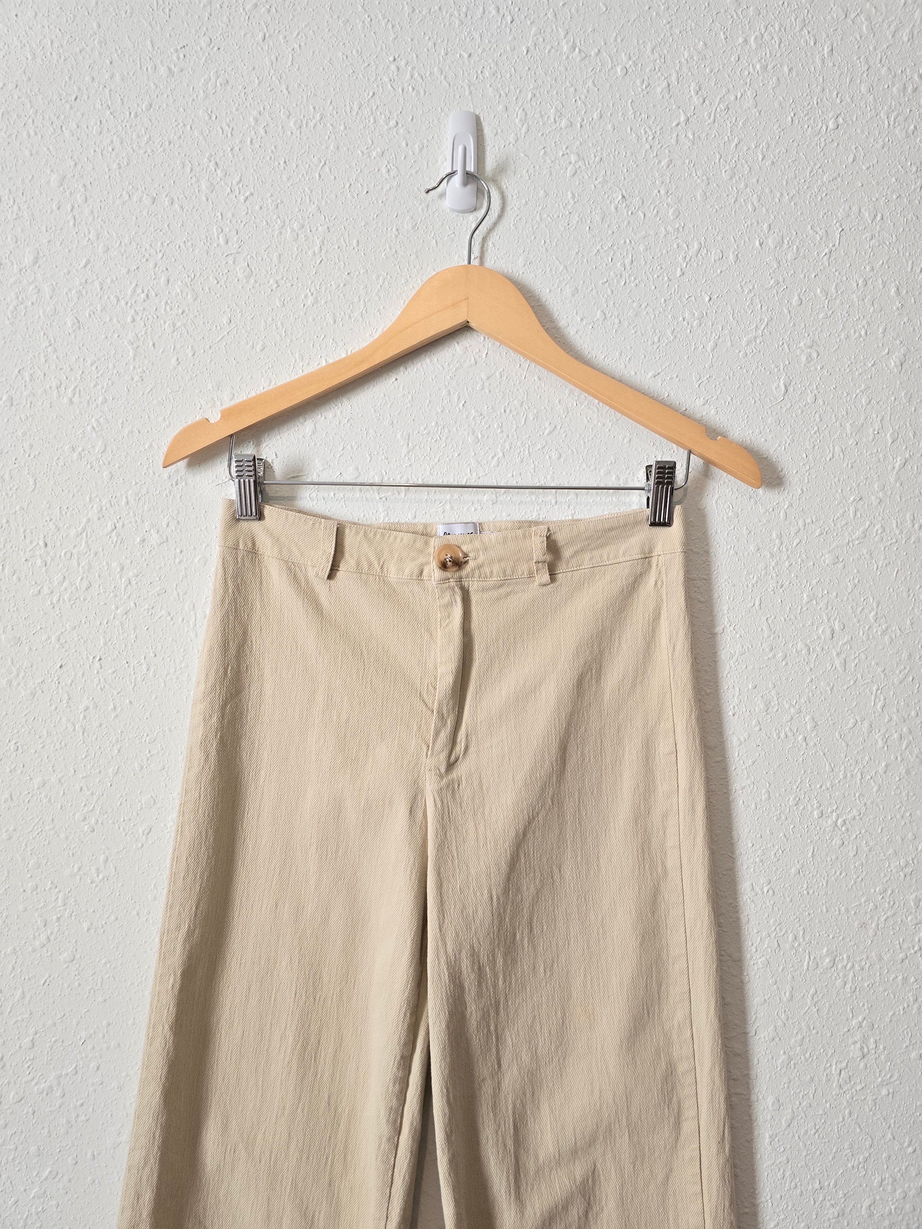 Princess Polly Neutral Straight Pants (4)