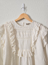 Asos Ivory Ruffle Blouse (6)