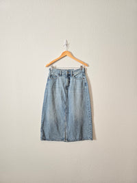 NEW Denim Midi Skirt (6)