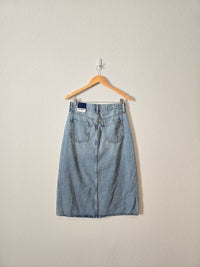 NEW Denim Midi Skirt (6)