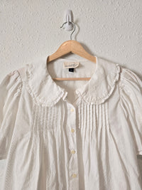 Cottagecore Collared Top (M)