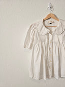 Cottagecore Collared Top (M)