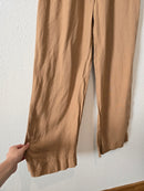 Neutral Linen Blend Pants (M)