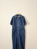 Eloquii Wide Leg Denim Coveralls (16)