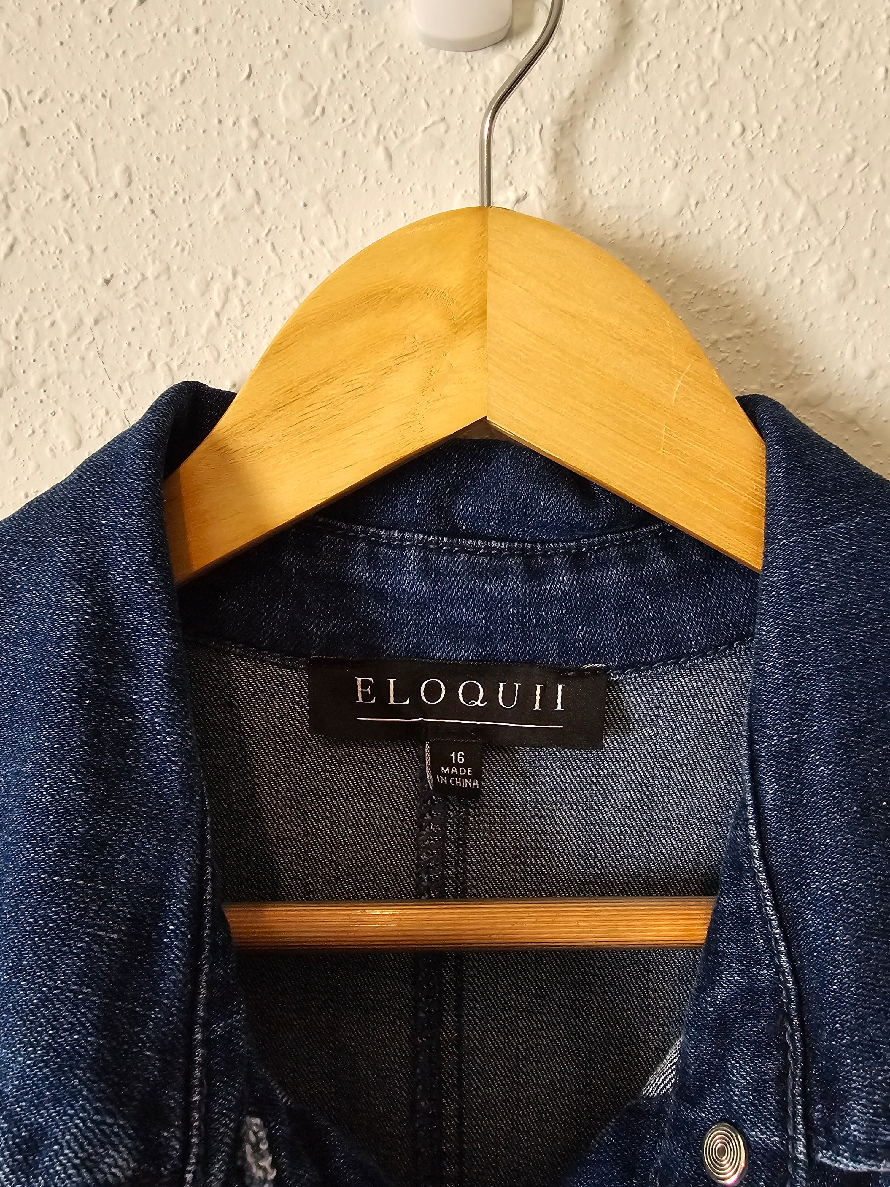 Eloquii Wide Leg Denim Coveralls (16)