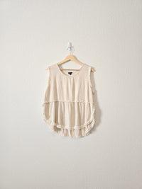 Oat Linen Blend Top (L/XL)