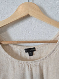 Oat Linen Blend Top (L/XL)