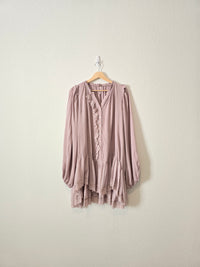 Free People Lavender Lace Tunic (S)