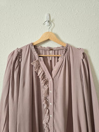 Free People Lavender Lace Tunic (S)