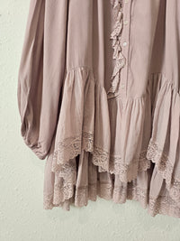 Free People Lavender Lace Tunic (S)