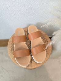 Kensie Brown Slide Sandals (7)