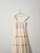 Madewell Cotton Smocked Maxi Dress (M)