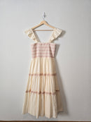 Madewell Cotton Smocked Maxi Dress (M)