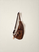 Brown Small Leather Crossbody