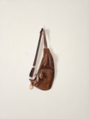 Brown Small Leather Crossbody