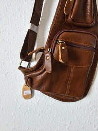 Brown Small Leather Crossbody