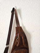 Brown Small Leather Crossbody