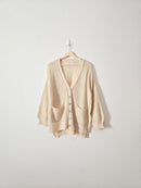 Carly Jean Puff Sleeve Cardigan (S/M)