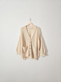 Carly Jean Puff Sleeve Cardigan (S/M)