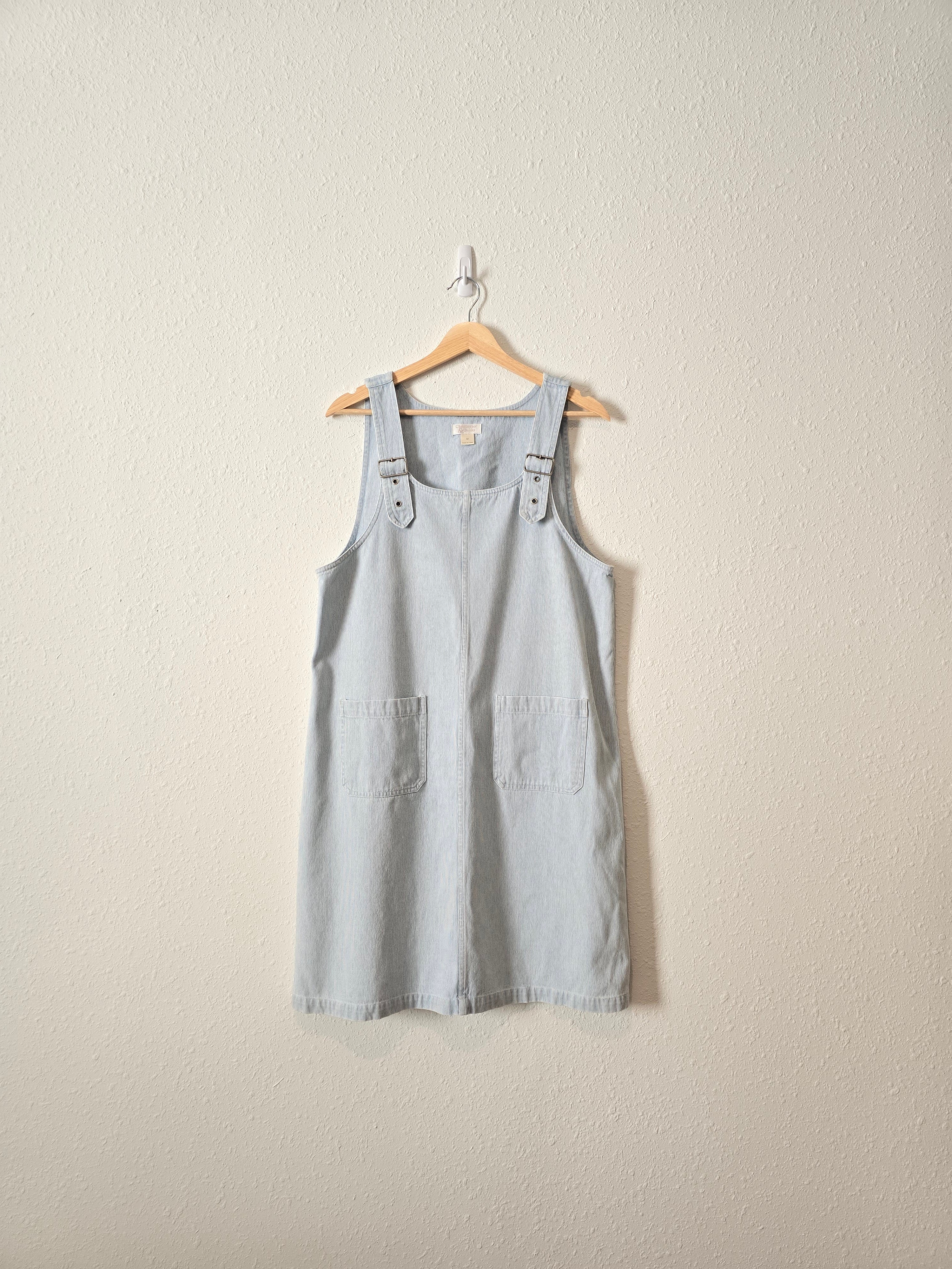 Vintage Cotton Overall Dress (M)