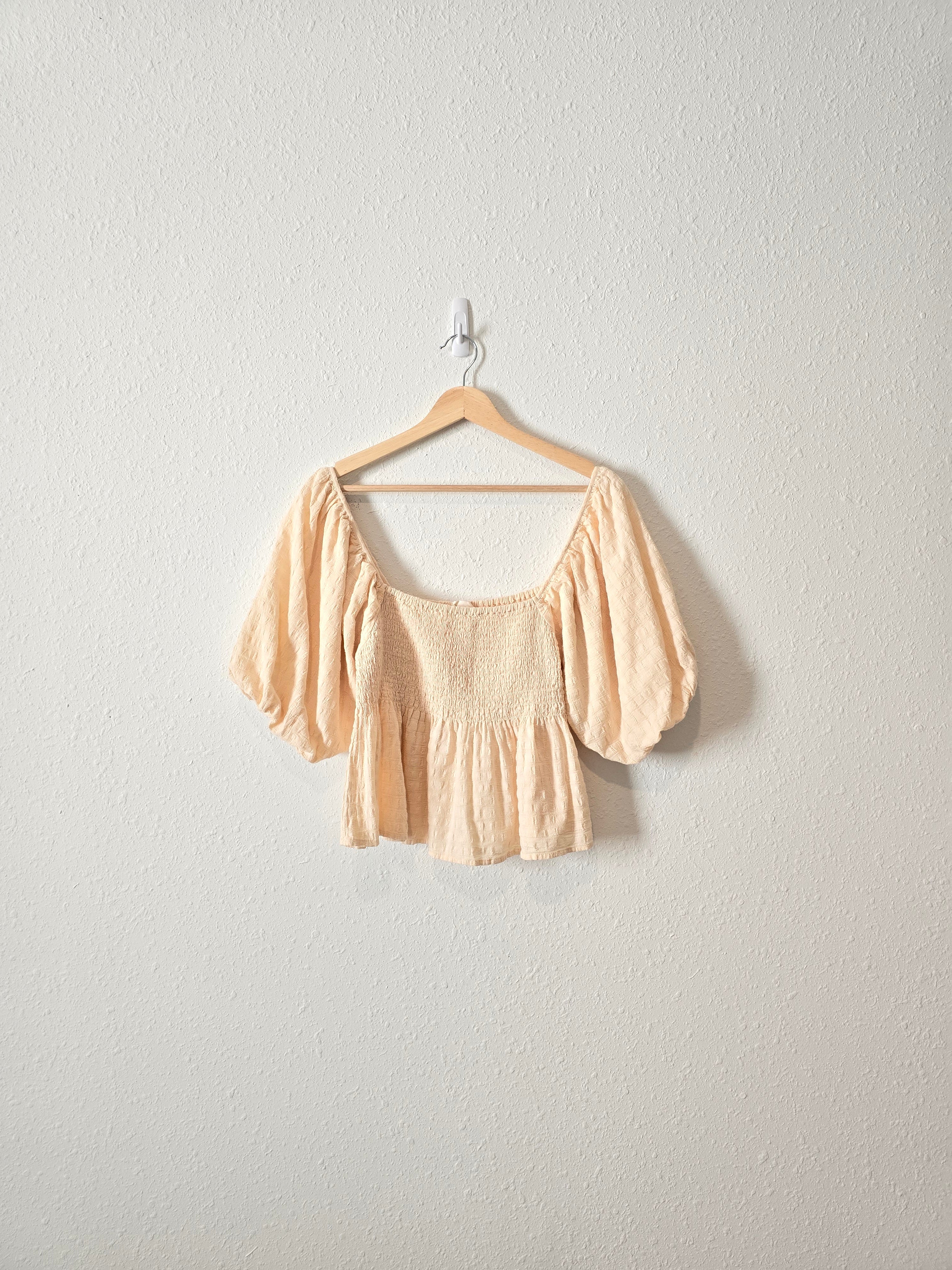 By Together Smocked Babydoll Top (M)