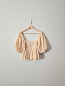 By Together Smocked Babydoll Top (M)