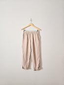 Neutral Linen Coastal Pants (S)