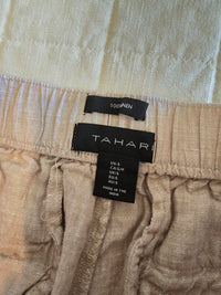 Neutral Linen Coastal Pants (S)