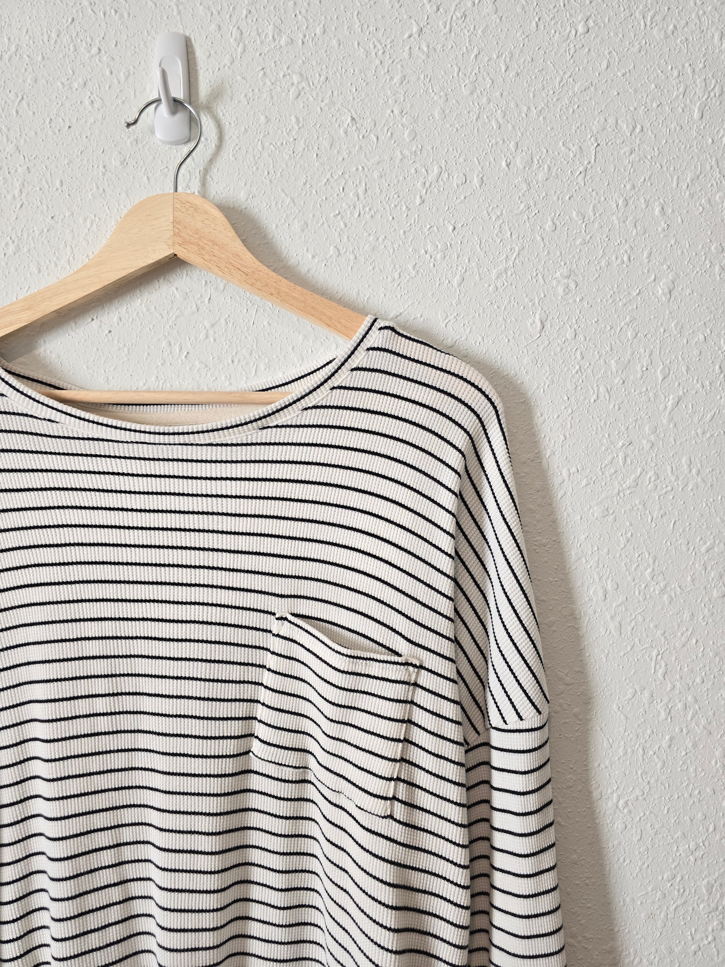 Carly Jean Striped LS Tee (M)