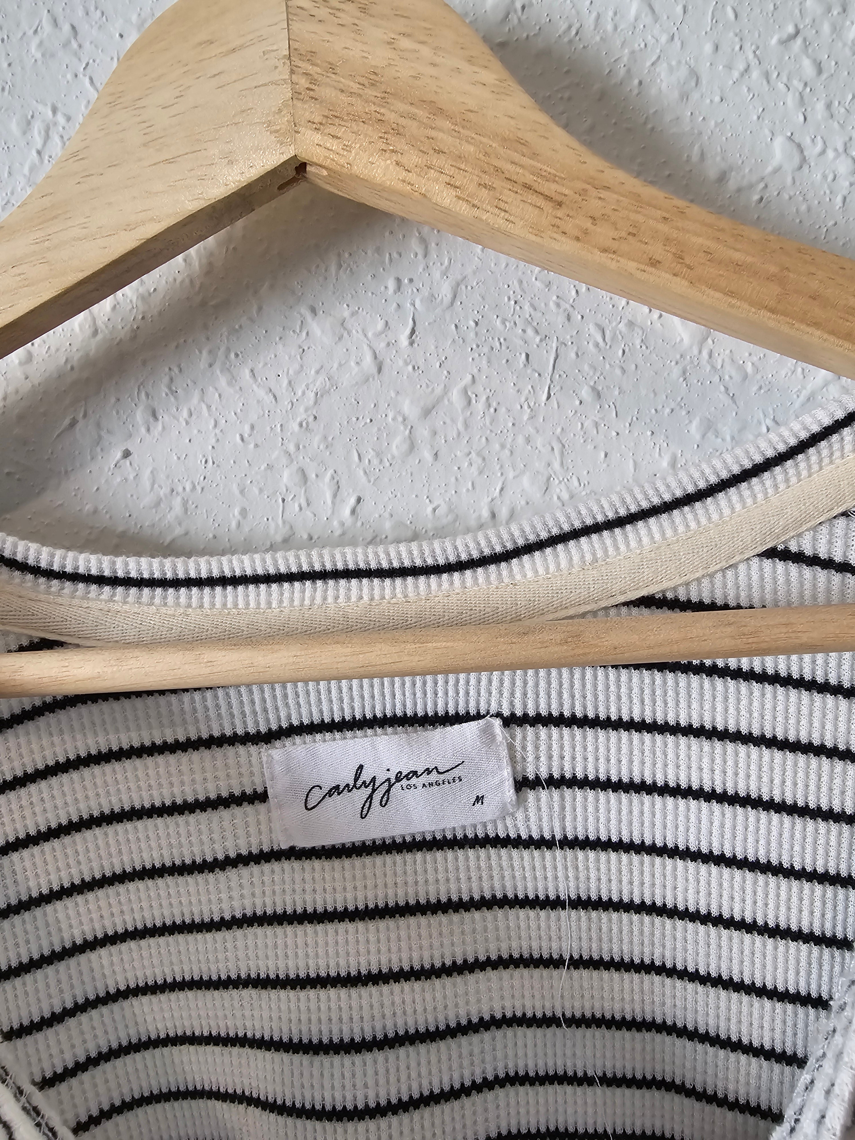 Carly Jean Striped LS Tee (M)