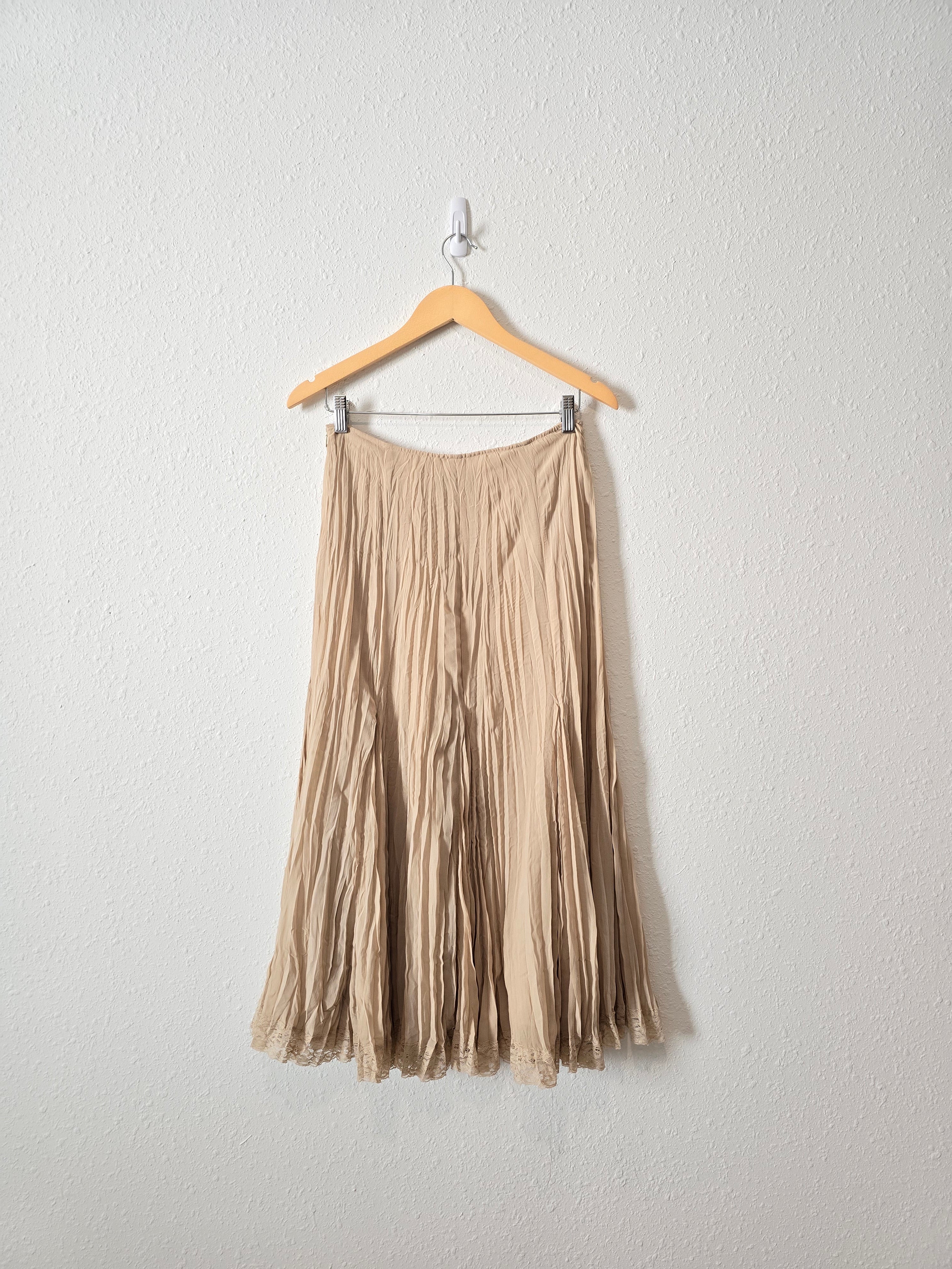 Vintage Flowy Midi Skirt (S)