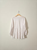 White Linen Tiered Tunic (S)