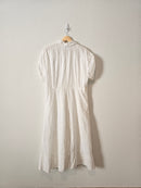 Zara Eyelet Button Up Dress (L)