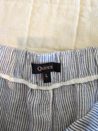 Quince Striped Linen Pants (L)