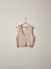 Abercrombie Neutral Knit Vest (L)